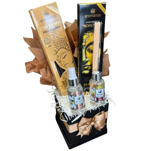 Box de sahumerios y aroma ocre
